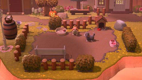 idea for a cute little dog park :) Acnh Dog Park, Dog Park, Dog Kennel, Little Dogs, Small Dogs, Animal Crossing, Concept Art, Dogs, Animals