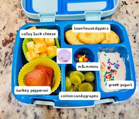 Bento Box Lunch For Picky Eaters, Picky Eater Bento Lunch, Pre K Lunch Box Ideas For Picky Eaters, Preschool Meal Ideas, Preschool Bento Box Lunch Ideas, Bentgo Kids Lunch Ideas Preschool, Kindergarten Lunch Box Ideas Picky Eaters, Bentgo Toddler Lunch Ideas, Prek Lunchbox Ideas Picky Eater