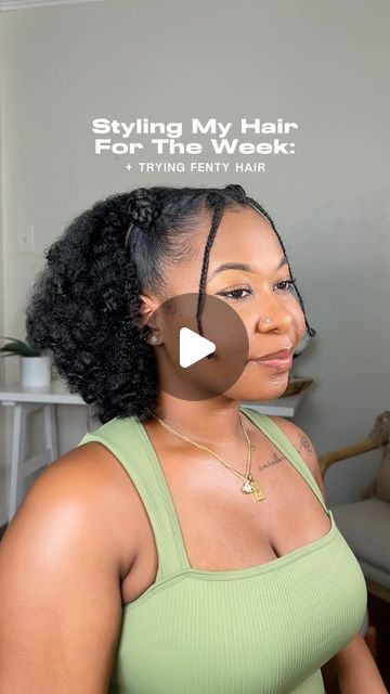 Kinzey Rae on Instagram: "Rihanna inspired natural hairstyle using @fentyhair products!✨

If you haven’t seen my wash day routine using the Fenty shampoo & conditioner, definitely check it out on TikTok!

The Jelly Type Strong Hold Gel:
• The gel definitely gave my hair lots of shine but it wasn’t as strong as I wanted. It kept my hair neat but unfortunately it didn’t hold my hair in place for long. 
• I’ll definitely have to pair it with the Controlling Type Edge Control next time to see if it’ll give me the extra hold I’m looking for!

The Homecurl Curl Defining Cream: 
• Literally soaked into my hair like butter! Very moisturizing and creamy. My hair loves creamy products so this worked really well for me!

Overall: The products smell AMAZING! The gel didn’t hold my hair as well as I ho