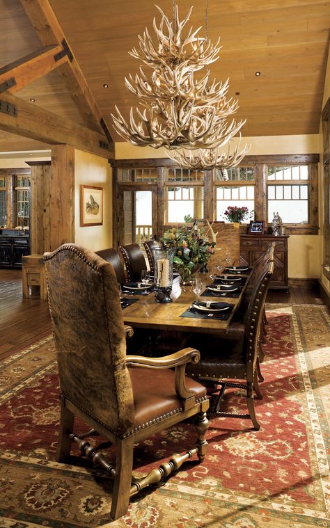 Western Dining Room, Dining Room Nook, Aesthetic Interior Design, Casa Country, Western Furniture, Rustic Dining Room, Luxury Dining Room, The Dining Room, Luxury Dining