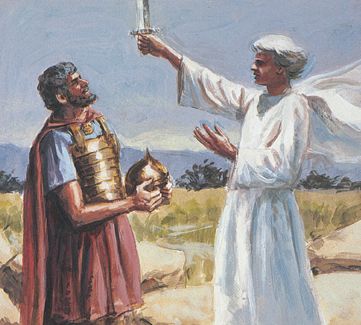 angel speaking to Joshua -Joshua 5:13–15; 6:1–5 Joshua Bible, Joshua 5, Eagle Images, Bible History, Promised Land, Biblical Art, The Prophet, Bible Truth, Old Testament