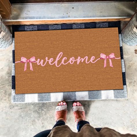 This Door Mats item by miumaxgifts has 89 favorites from Etsy shoppers. Ships from Phoenix, AZ. Listed on Jul 22, 2024 Decorations For August Home, Dorm Welcome Mat, Pink Door Mat, College Apartment Kitchen Decor, Pink Doormat, Cute Welcome Mat, Cute Door Mats, Girls Apartment, Watercolor Bow