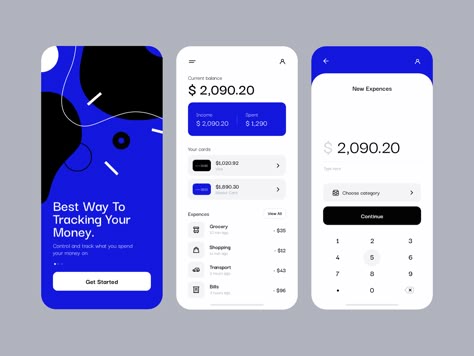 Money Tracker, Card Ui, Drinks Packaging Design, Ui Ux 디자인, Mobile App Design Inspiration, App Interface Design, Finance App, Banking App, Tracking App