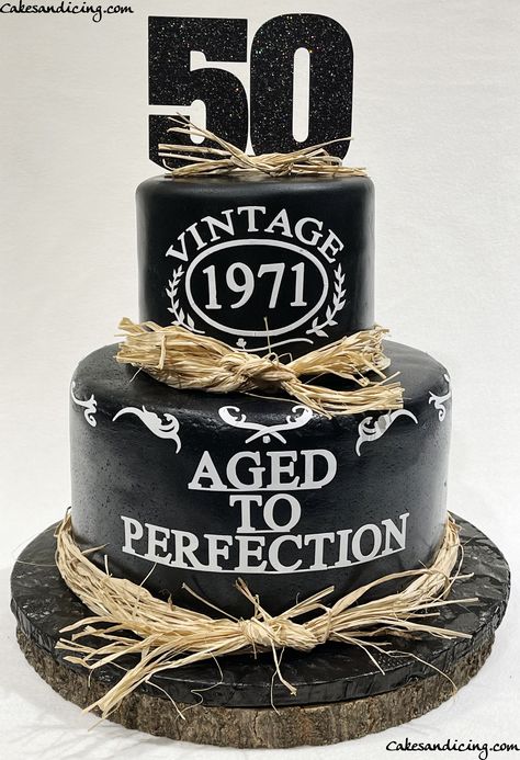 Funny 50th Birthday Cakes, 50th Birthday Cakes For Men, Vintage Birthday Cake, 50th Birthday Party Ideas For Men, 50th Birthday Men, 70th Birthday Cake, Vintage Birthday Cakes, Dad Birthday Cakes, 50th Birthday Party Decorations