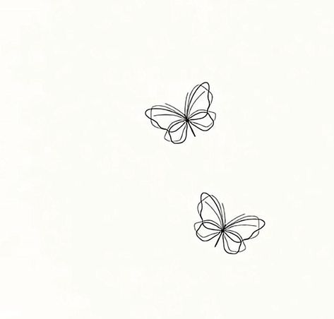 Butterfly With Initials Tattoo, Friend Tattoos Butterfly, Worthy Tattoo, Matching Butterfly Tattoos, Cousin Tattoos, Maching Tattoos, Twin Tattoos, Small Pretty Tattoos, Petite Tattoos