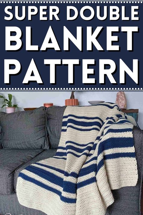 Super Easy Double Crochet Blanket Double Crochet Blanket, Crochet Blanket Pattern Easy, Crochet Afghan Patterns Free, Crochet Heart Pattern, Dishcloth Crochet Pattern, Crochet Blanket Designs, Crochet Blanket Afghan, Crochet Blanket Pattern, Crochet Throw Blanket