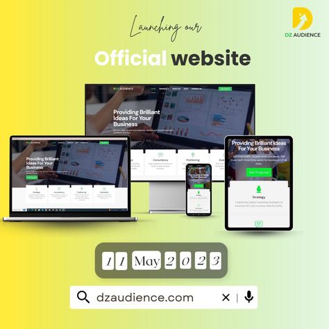 Dzaudience Get ready!! because something amazing is on the horizon! ✨Our official website is now Live.✨ ✨We're thrilled to announce that our website is live, and we can't wait to share our services with you. we're working hard to make sure our website is a one-stop-shop for all your needs. ✨available services on Dzaudience: -Digital merketing - Web design - E-commerce - Seo Consultancy - Brand management - Graphic design - Content marketing - Social media marketing - Emai Social Post, Brand Management, On The Horizon, Working Hard, The Horizon, Business Growth, Media Marketing, E Commerce, Content Marketing