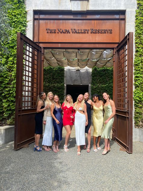 Napa Girls Trip, Napa Valley Bachelorette, Napa Bachelorette, Girls Trip Aesthetic, Wine Aesthetic, Trip Aesthetic, 30th Bday, Valley Girls, Napa Valley