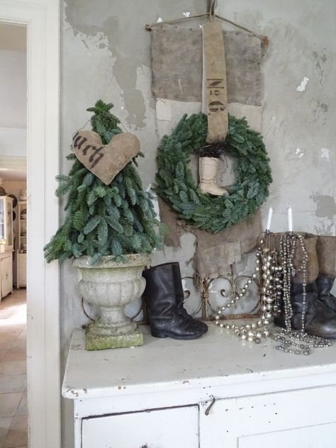 Shabby Chic Weihnachten, Decoration Originale, Advent, Shabby Chic, Christmas, Home Decor, Home Décor