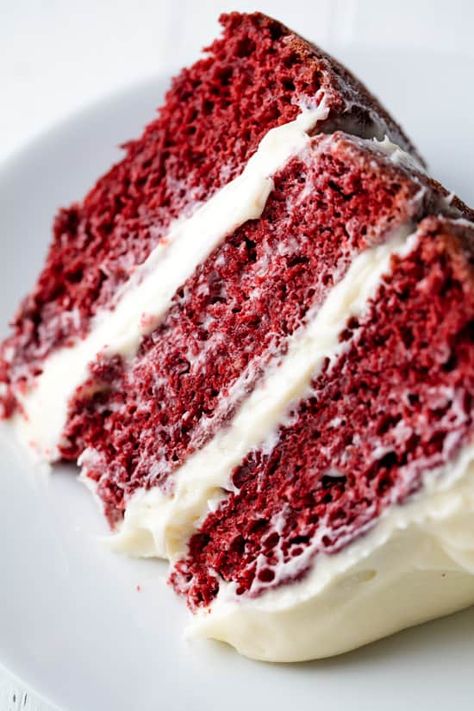 Southern Red Velvet Cake, Best Red Velvet Cake, Red Velvet Cake Recipe, Velvet Cake Recipes, Special Birthday Cakes, Basic Cake, Character Cakes, Cake With Cream Cheese, Velvet Cake