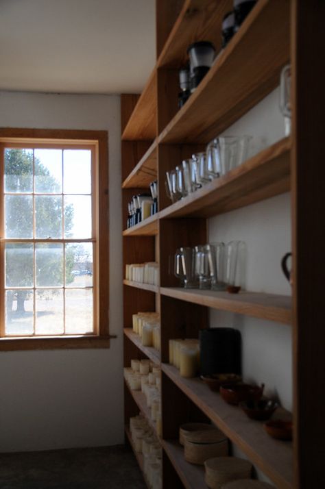 Pantry Corner, Shallow Pantry, Narrow Pantry, Pantry Redo, Pantry Space, Shallow Shelves, Narrow Shelves, Donald Judd, Pantry Shelf