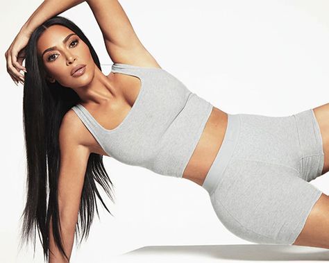 Bruce Jenner, Ribbed Leggings, Cotton Leggings, Cotton Tank Top, Sporty Look, Grey Cotton, Kim Kardashian, Face And Body, Stretch Cotton