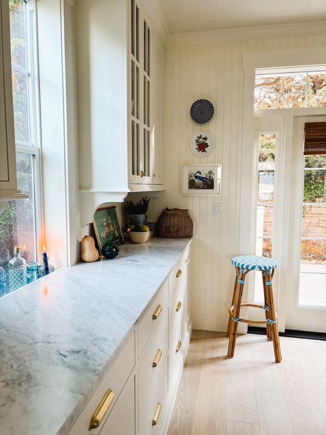 Our Coastal Cottage Kitchen Reveal - The Inspired Room French Coastal Cottage, Eclectic Bungalow, Canada Dream, Coastal Cottage Kitchen, Seaside Kitchen, Tudor Kitchen, Kitchen Revamp, Grandmother House, Small Cottage Homes