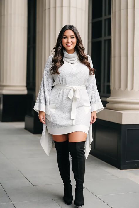 Stylish Fall Outfits for Curvy Women Plus Size Winter Engagement Outfits, Winter Date Night Outfit Plus Size, Plus Size Dressy Outfits, Plus Size Winter Outfits Dressy, Curvy Plus Size Outfits, Fall Outfits For Curvy Women, Plus Size Date Night Outfits, Night Outfits Plus Size, Outfits For Curvy Women