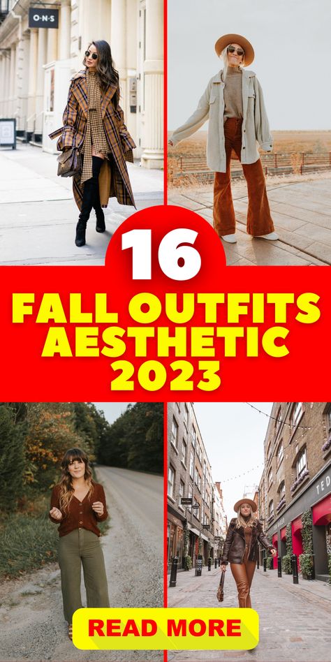 Welcome fall with cozy and cute aesthetics. Discover fall outfits aesthetic 2023 with vintage grunge, preppy skirts, and casual attire for all sizes.Get ready for autumn with fall outfits aesthetic 2023. Cute Korean style, comfy pink ensembles, and cold weather gear make for the perfect wardrobe. Cute Fall Outfits Aesthetic, Preppy Skirts, Midsize Fashion Fall, Fall Photo Outfits, Fall Aesthetic Outfit, Fall Outfits Aesthetic, Fall Grunge, Aesthetic 2023, Chicago Outfit