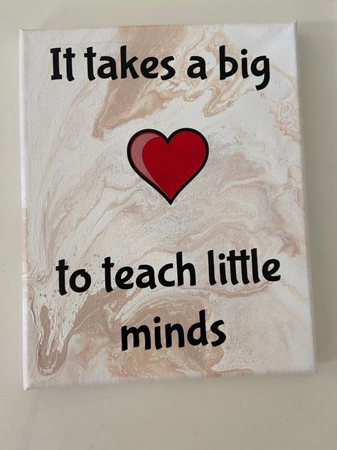 This is an 8x10 artist canvas with an abstract acrylic paint background. Your favorite Teacher will love the saying. The paint covers the edge of the canvas, no need to frame. Each painting is unique, you receive the one shown in photo. We are flexible, if you see a saying you like, but want a different color background, just message us with your order. It will take a few days more to make it, but we do not charge any extra. If you have your own custom saying that you would like created, message us and we will discuss the possibility with you. Colors may vary from our computer to yours. Teachers Day Canvas Painting, Teacher Painting Canvas, Acrylic Paint Background, Teacher Canvas, Teacher Art, Mermaid Sculpture, Easy Canvas, Easy Canvas Art, Mom Art