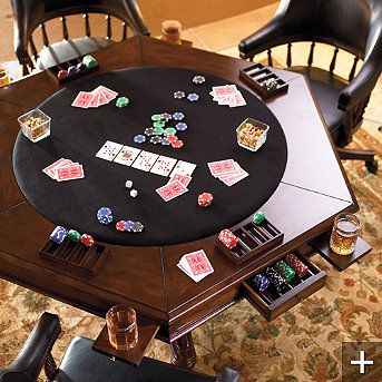 For the Man Cave Gaming Desks, Card Room, Man Cave Games, Man Cave Furniture, Man Cave Room, Cards Table, Poker Room, Poker Night, Pool Rooms