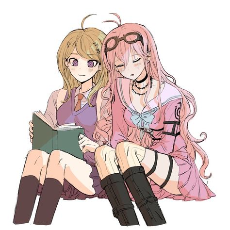 Kaede x Miu Miu Iruma, Kaede Akamatsu, New Danganronpa V3, Wolf Spirit Animal, Danganronpa Memes, Nagito Komaeda, Danganronpa 3, Danganronpa V3, Danganronpa Characters