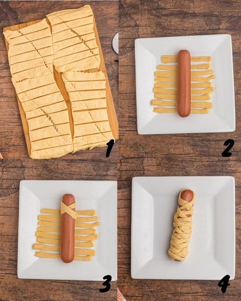 Air Fryer Mummy Dogs - Air Frying Foodie Air Fryer Mummy Dogs, Mummy Hot Dogs Air Fryer, Halloween Charcuterie Board Mummy, Mummy Dogs Air Fryer, Mummy Sausage Rolls Halloween, Mummy Wrapped Hotdogs, Halloween Mummy Hotdogs, Mummies In A Blanket, Mummy Dogs Recipe Crescent Rolls