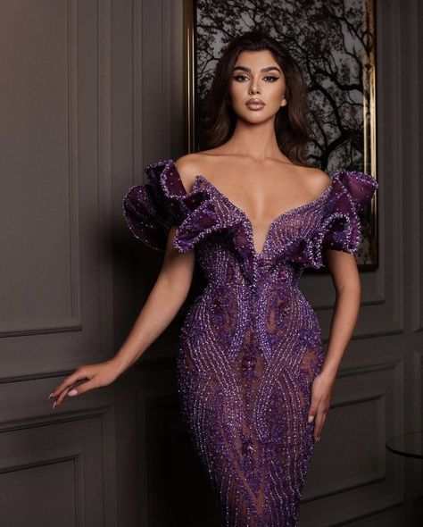 Nigerian Traditional Dresses, Purple Sequin Dress, Kente Dress, Dinner Dress Classy, Classy Prom Dresses, Elegant Dresses Classy, Glamour Dress, Classy Dress Outfits, Latest African Fashion Dresses