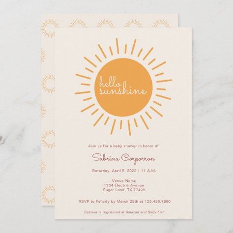 Boho Sunshine Gender Neutral Baby Shower Invitation Sunshine Baby Shower Invitations, Gender Neutral Invitations, Boho Sunshine, Sunshine Baby Shower, Sunshine Baby Showers, Gender Neutral Baby Shower Invitations, Boho Baby Shower Invitations, Baby Shower Invitaciones, Baby Shower Invites