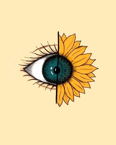 Sunflower Iphone Wallpaper, Sunflower Illustration, Phone Cover Design, Eyelash Extensions Styles, Iphone Wallpaper Stills, Small Drawings, Skeleton Art, Art N Craft, Flower Phone Wallpaper