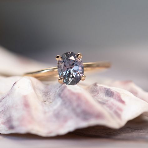 Wedding Stack, Sparkly Rings, Rainbow Highlights, Made For Mermaids, Grey Sapphire, Montana Usa, Sparkly Ring, Rock Creek, Oval Moissanite