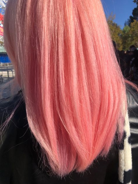 Watermelon Pink Hair, Breakup Hair, Pink Short Hair, Baby Pink Hair, Creative Hair Color, Dyed Hair Inspiration, Bald Hair, Luscious Hair, Pretty Hair Color