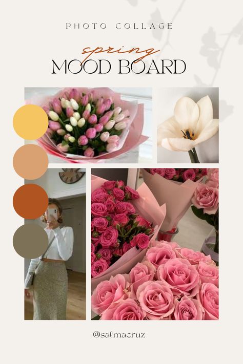 Spring Mood board for 2024. Spring Mood Board, Spring Mood, Photo Collage, Mood Board, Quick Saves