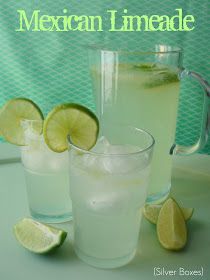 Silver Boxes: Mexican Limeade Mexican Limeade Recipe, Mandarin Salad, Apple Crunch, Banana Bran Muffins, Apple Streusel Muffins, Limeade Recipe, Lime Drinks, Apple Streusel, Too Much Sugar