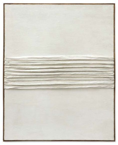 Piero Manzoni – Achrome, 1959, Kaolin and folded canvas on Hessian Piero Manzoni, Contemporary Art Daily, Conceptual Artist, Oil Painting Texture, Textured Canvas Art, Arte Popular, Minimal Art, Wassily Kandinsky, Land Art