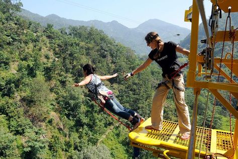 Bungee Jumping In Rishikesh - River Rafting in Rishikesh | Camping Rafting Packages | Online Bookings https://www.river-rafting-rishikesh.in/bungee-jumping-in-rishikesh/ #riverrafting #rafting #rishikesh #riverraftinginrishikesh #raftingdaytours #campiningrishikesh #camping Bungee Jump, Rishikesh India, Bungee Jumping, River Rafting, Adventure Sports, White Water Rafting, Rishikesh, Adventure Activities, Adventure Camping