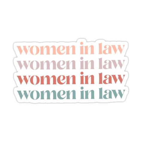 Decorate laptops, Hydro Flasks, cars and more with removable kiss-cut, vinyl decal stickers. Glossy, matte, and transparent options in various sizes. Super durable and water-resistant. Cute Type's signature WOMEN IN LAW DESIGN! ♥ ::Perfect for anyone who wants to make a statement:: Woman In Law, Law Design, Midnight Blue Background, Female Lawyer, Law Firm Logo Design, Law School Inspiration, Background Sticker, Studying Law, Lawyer Gifts