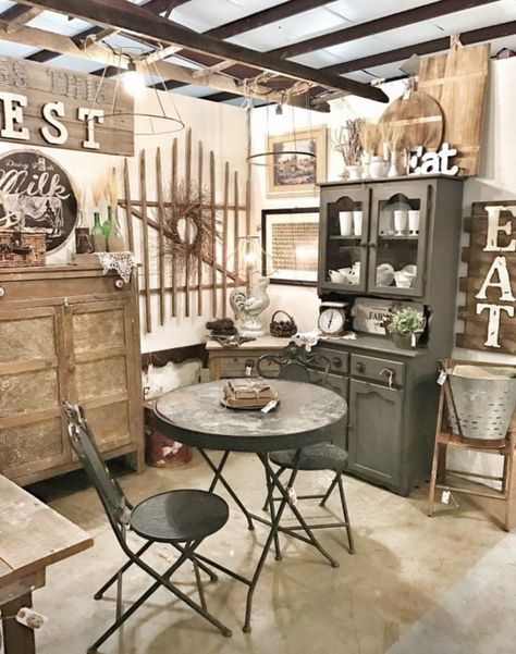 My Tips to Starting Your Own Antique Booth | Bless This Nest Antique Booth Walls, Ideas For Antique Booth, Booth Walls, Vintage Market Booth, Antique Store Displays, Vintage Booth Display, Flea Market Booth, Antique Booth Displays, Antique Mall Booth