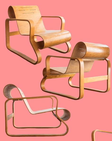 Alvar Aalto: Paimio Chair 1931–1932 I love the smooth flexible look of this wood. Alva Alto, Paimio Chair, Aalto Chair, Alva Aalto, Products Sketch, Alvar Aalto Chair, Alvar Aalto Furniture, Famous Chairs, Alvar Alto