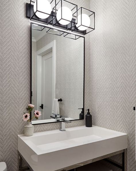 Grey grout bathroom