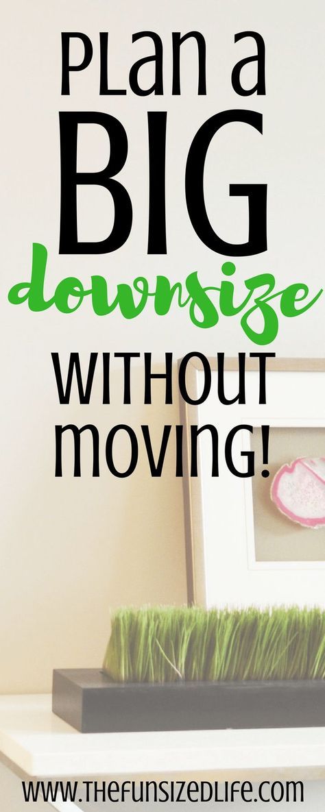 This is amazing! Downsizing without the stress of moving! #downsize #move Downsizing Your Home, How To Downsize, Downsizing Tips, Minimalist Living Tips, Clutter Free Home, Clearing Clutter, Organize Declutter, Fun Sized, Declutter Your Home