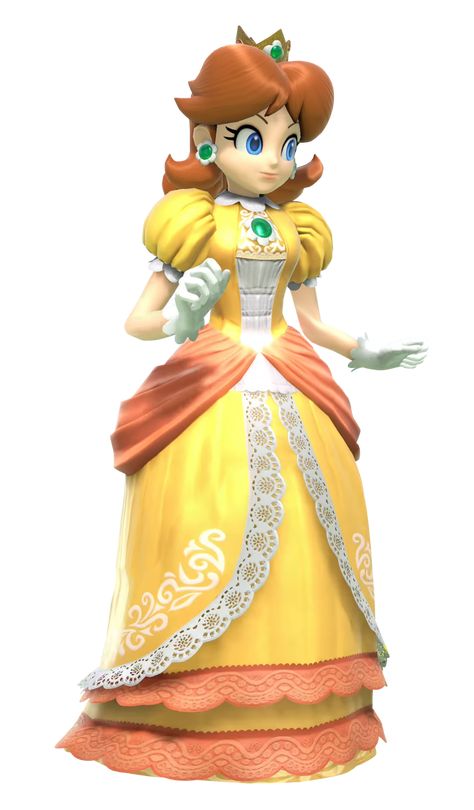 Daisy from Super Smash Bros. Ultimate! by https://www.deviantart.com/daisy9forever on @DeviantArt Mario Princess Daisy, Daisy Mario, Mario Dress, Pichu Pokemon, Mario Tennis, Luigi And Daisy, Mario Cosplay, Super Mario Run, Mario Run