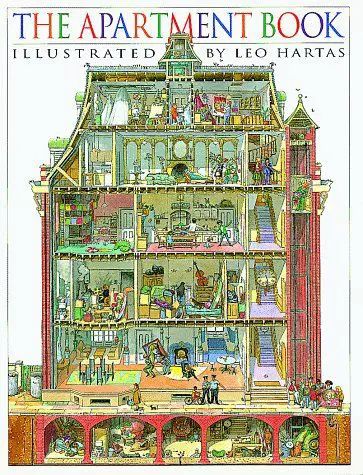 Cutaway Houses In Picture Books | SLAP HAPPY LARRY House Illustration, Comic Book Style, House Inside, The Apartment, Lost Art, Cross Section, Children's Picture Books, Art And Illustration, Children's Book Illustration