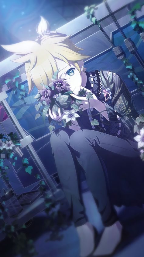 Len Kagamine Wallpapers, Vbs Wallpaper, Kagami Len, Len Wallpaper, Len Y Rin, Vocaloid Len, Kagamine Rin And Len, Aesthetic Color, Wallpaper Project