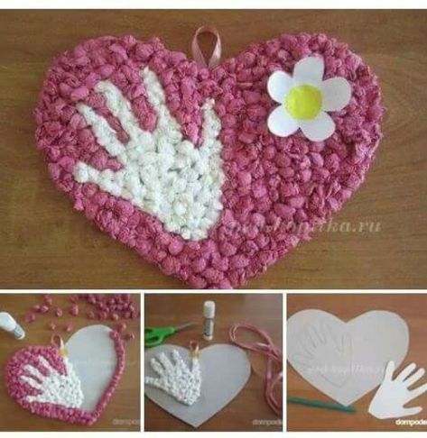 Valentines Art For Kids, Ecofriendly Crafts, Christmas Handprint Crafts, Grandparents Day Crafts, Valentine Art Projects, February Crafts, Montessori Art, Frog Crafts, Homeschool Crafts