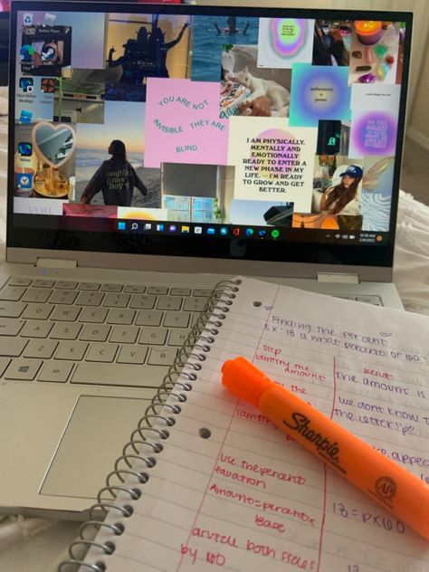 Laptop Athestic, College Laptop Aesthetic, School Laptop Aesthetic, Motivation Wallpaper Study Inspiration Laptop, Studying With Laptop Aesthetic, Laptop Studying Aesthetic, Laptop Iphone Aesthetic, Microsoft Laptop Wallpaper, Surface Laptop Aesthetic