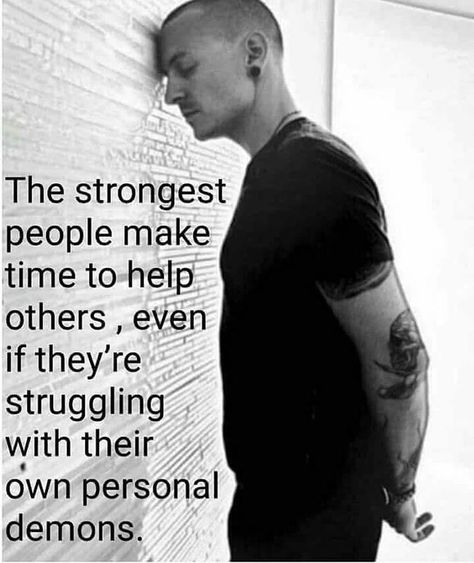 To all the caregivers....the unsung heroes behind the warrior fighting a daily battle. ❤️🙏🏻 #unbrokenwarriors #foragoodcause… Linking Park, Chester Bennington, Help Others, Linkin Park, A Quote, True Words, Chester, The Words, Great Quotes