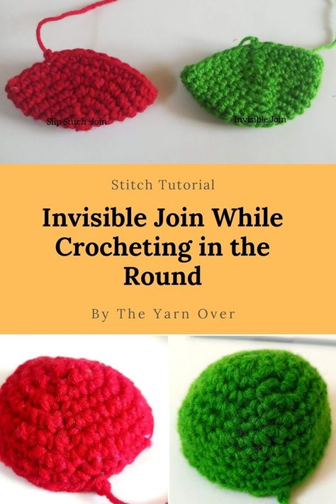 Working In The Round Crochet, Seamless Join In Crochet, Crochet In The Round Seamless, Seamless Crochet In The Round, Crochet Invisible Join In The Round, Crochet Seamless Join In The Round, Invisible Join Crochet, Easy Crochet Patterns Free Beginners, Linen Stitch Crochet