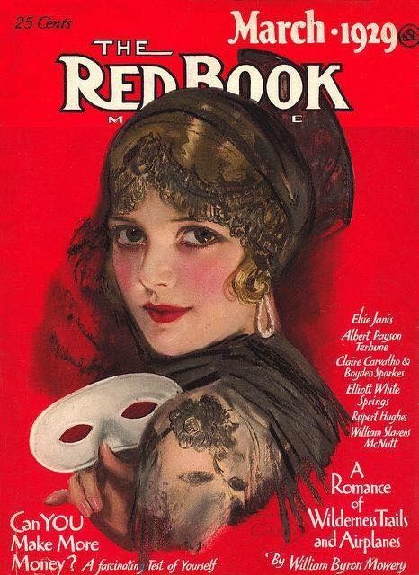 The Red Book, Arte Art Deco, Rolf Armstrong, Vintage Blog, Red Books, Old Magazines, Vintage Magazines, A Magazine, Vintage Magazine