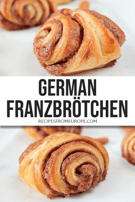 German Doughnut Recipe, German Candy Recipes, German Cinnamon Rolls, German Baking Recipes, German Baked Goods, German Desserts Authentic, German Bread Recipes, German Recipes Authentic, German Breads