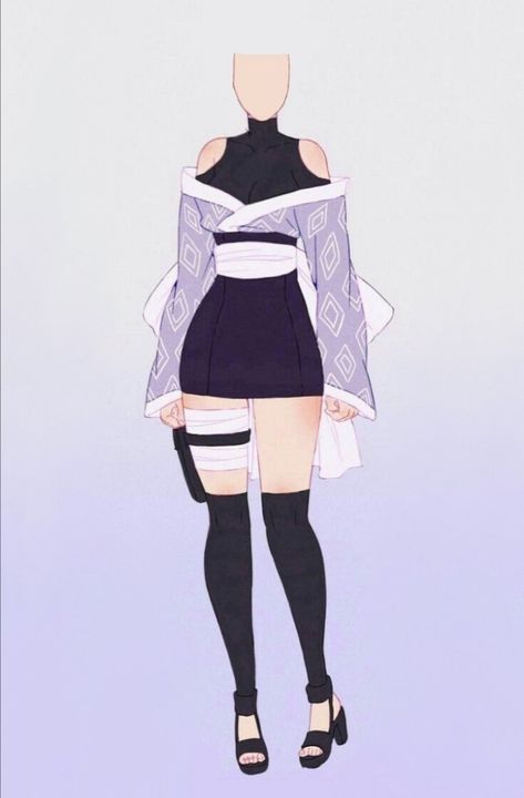 Kunoichi Outfit, Naruto Clothing, Ninja Outfit, Drawing Female, Ninja Girl, Mode Kimono, Anime Ninja, Anime Inspired Outfits, Drawing Anime Clothes