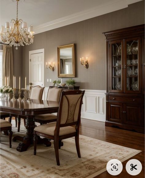 Historical Dining Room, Formal Dining Room Paint Color Ideas, Dining Room Wall Decor Ideas Elegant, Warm Dining Room Colors, Small Formal Dining Room Ideas, Formal Dining Room Table Decor, Traditional Dining Room Decor, Scandinavian Dining Room Ideas, Formal Dining Room Ideas