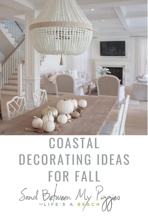 Winter Beach Home Decor - Is that what you are looking for? Act immediately while everything is still fresh in your mind. Visit IMMEDIATELY to view more. Coastal Farmhouse Fall Decor, Beach House Fall Decor, Coastal Fall Porch Decor, Fall Beach House, Beach Fall Decor, Fall Coastal Decor, Coastal Halloween Decor, Beachy Fall Decor, Spanish Townhouse