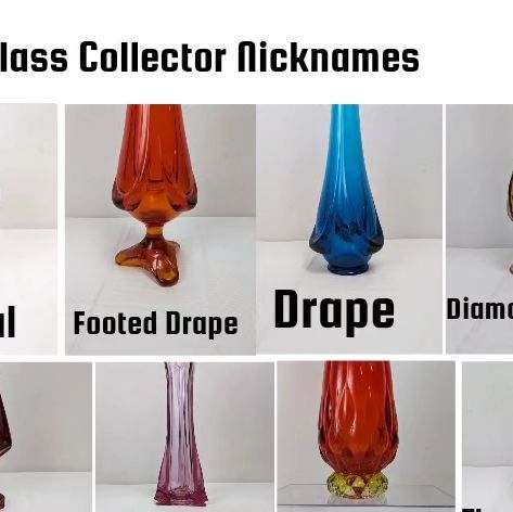 Carly Knight on Instagram: "Made up a quick reference for the Viking collector nicknames #casavintageglass #glasscollector #vikingglasscollection #vikingglasscollection #vikingglass #Swungvase #swungvases" Viking Glass Catalog, Carly Knight, Viking Glass, The Collector, Glass Collection, Vikings, Makeup, Glass, On Instagram